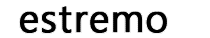 estremoトップページへ戻るためのロゴ画像